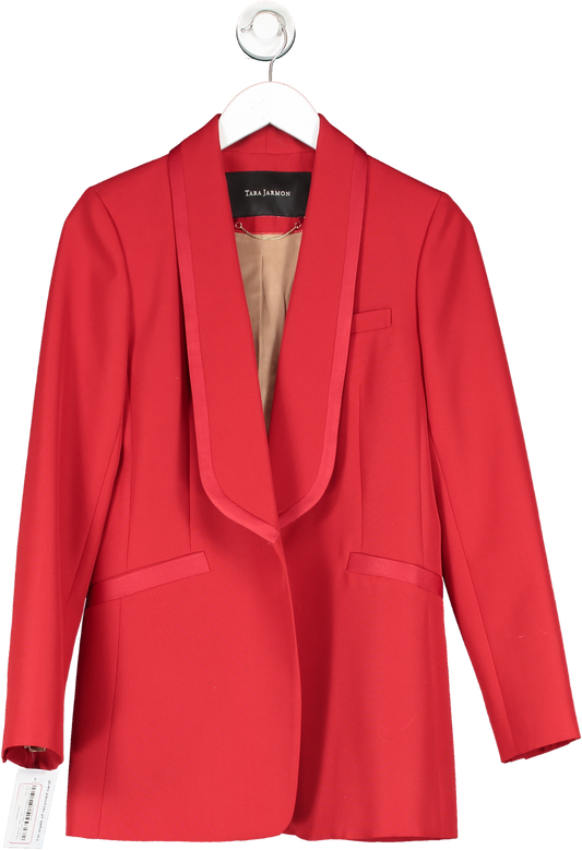 Tara Jarmon Red Blazer Jacket UK L