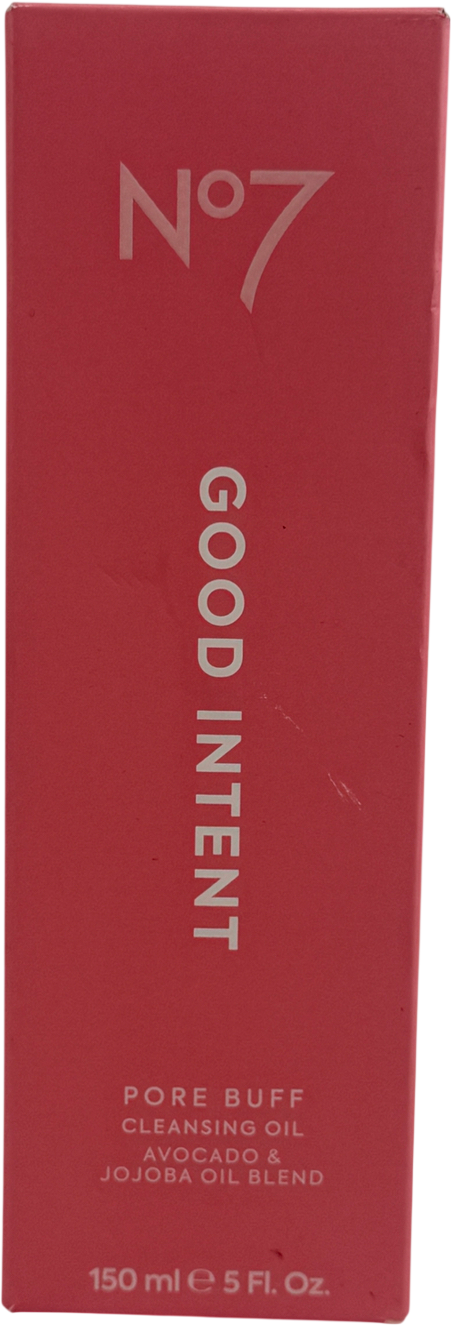 No7 Good Intent Pore Buff Cleansing Oil 150ml