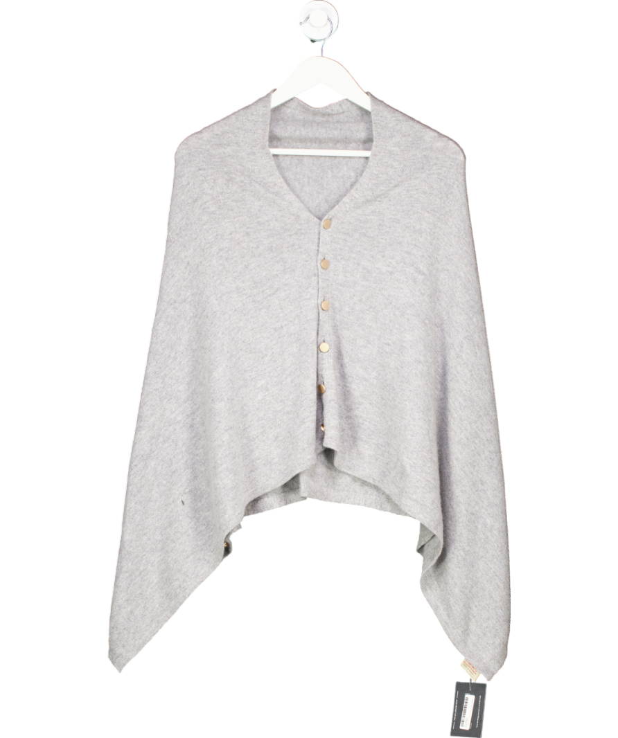 moda de la maria Grey Cashmere Shawl One Size