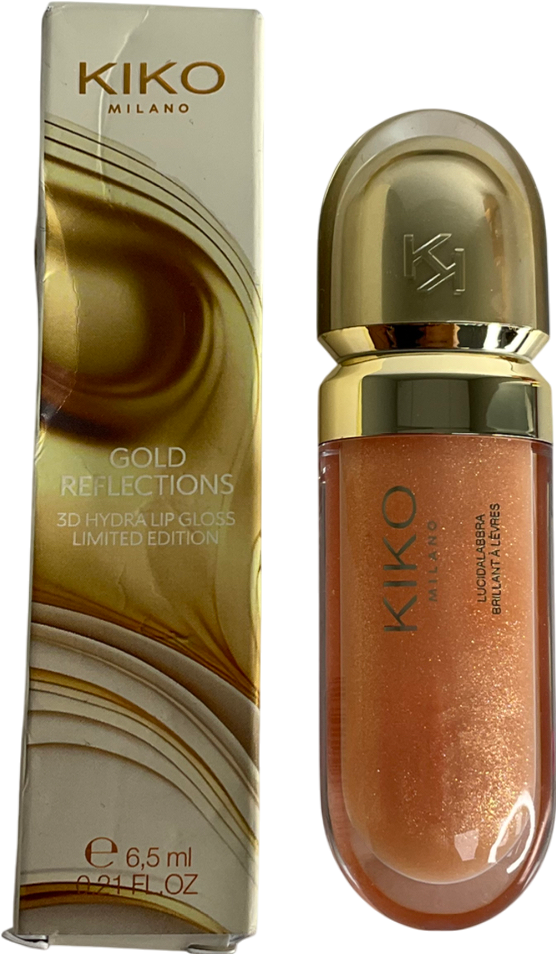 Kiko 3d Hydra Lipglosss Limited Edition 02 Sunny Gold 6.5ml