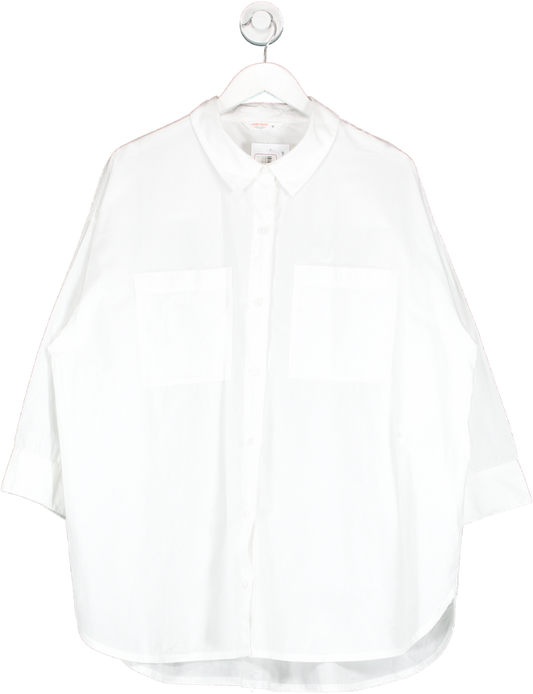John Lewis White Long Sleeve Shirt UK 18