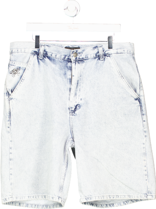 Route One Light Blue Denim Shorts W34