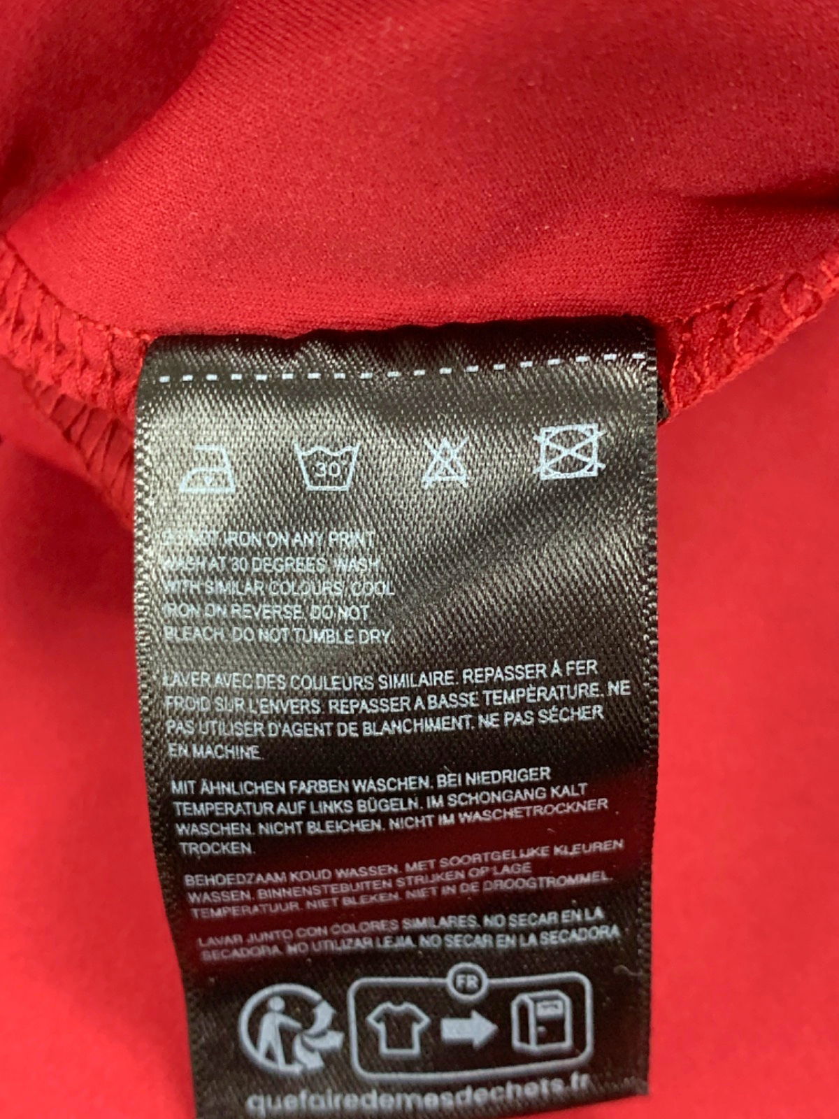 Blakely Red Zip-Up Jacket UK S