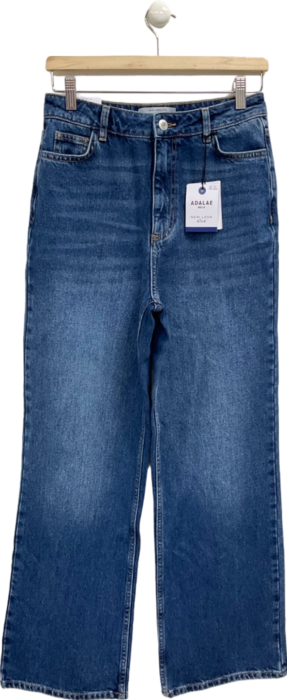 New Look Blue Adalae Wide Leg Jeans UK 8