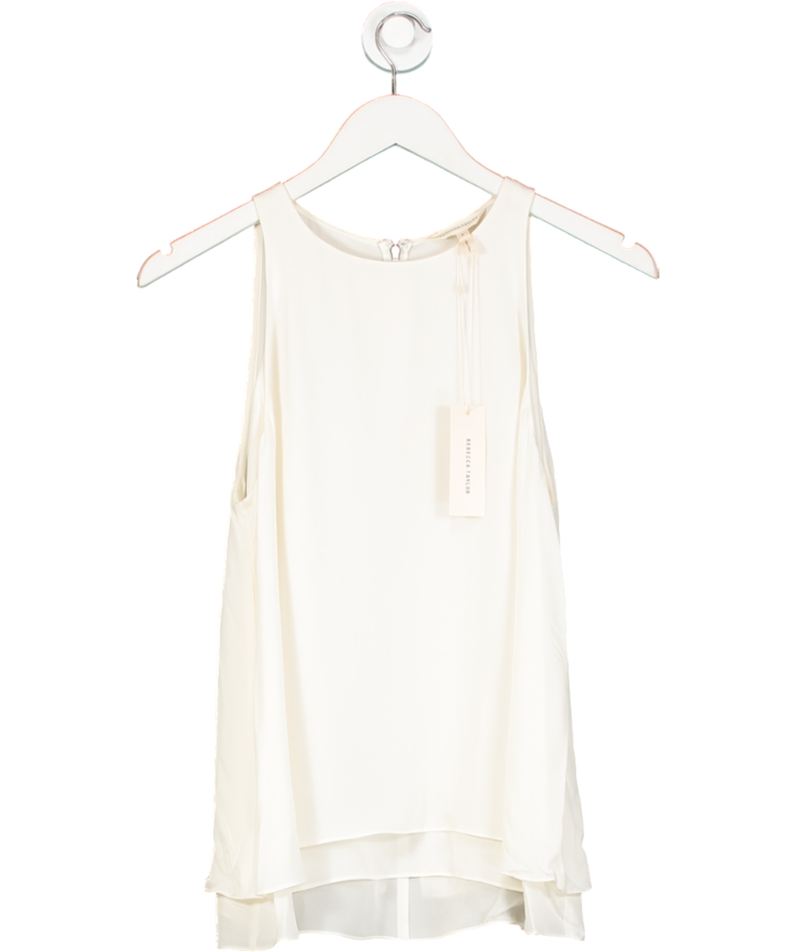 Rebecca Taylor Cream Double Layer Top UK M