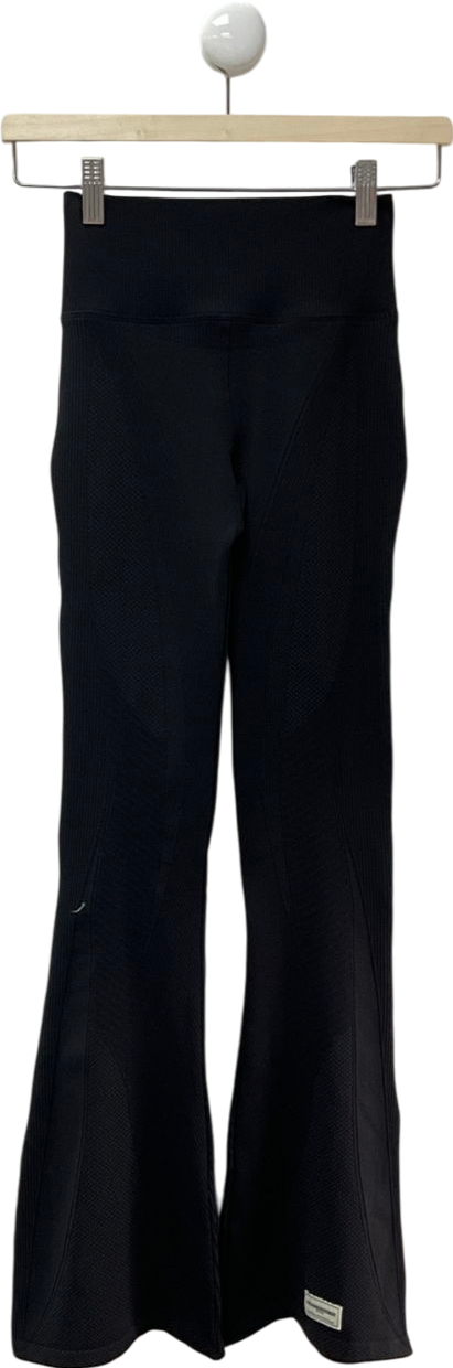 the giving movement Black Flared Leggings UK XS