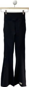 the giving movement Black Flared Leggings UK XS