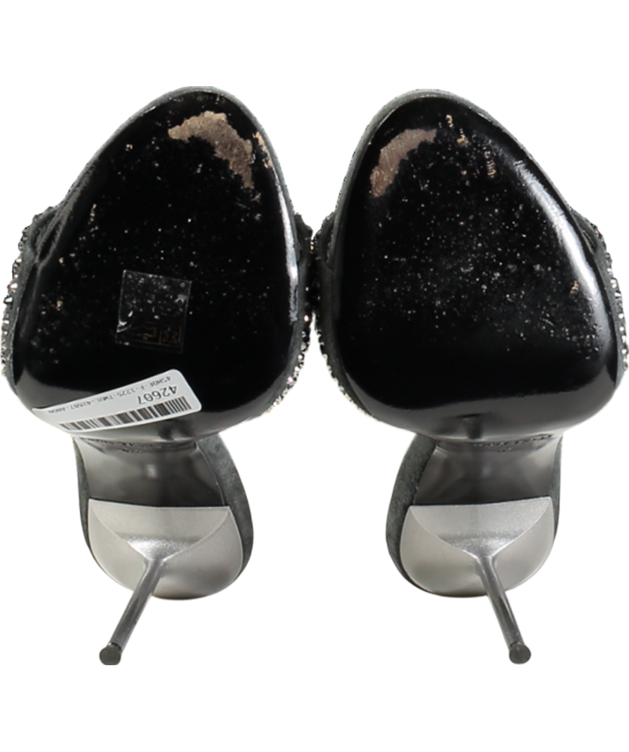 Paris Texas Grey Suede Holly Lidia Mules UK 7 EU 40 👠