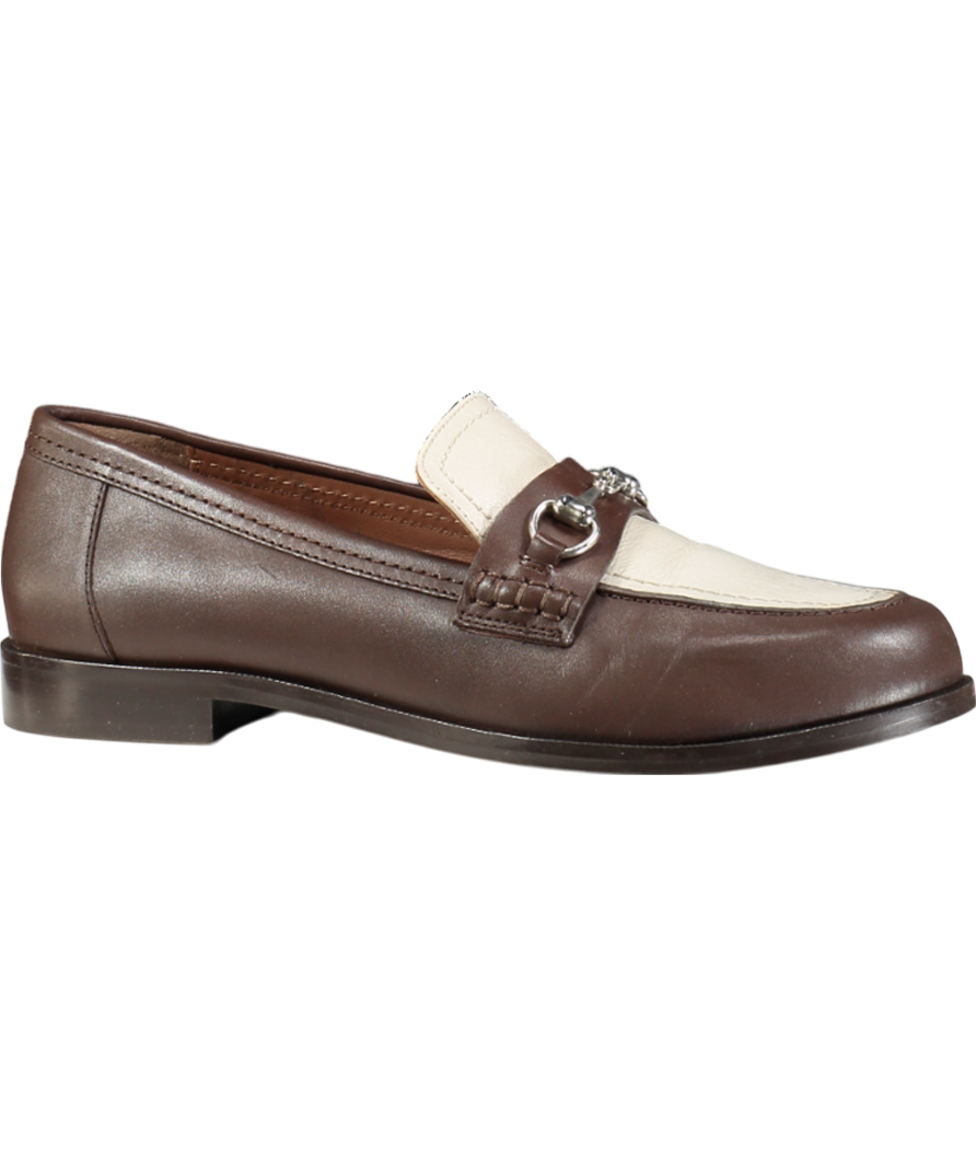 Radley London Brown Burlington Row Leather Two-tone Loafers UK 8 EU 41 👠