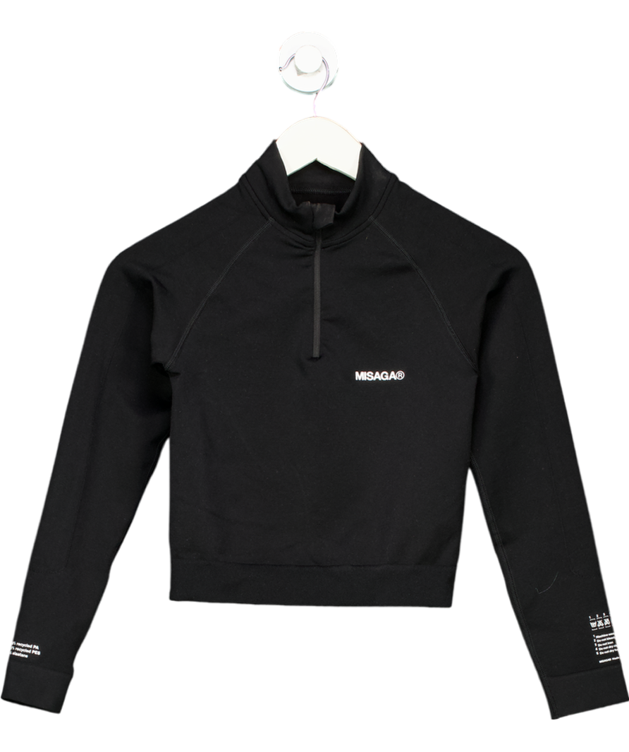 Misaga Seamless Recycled Top Black UK XS