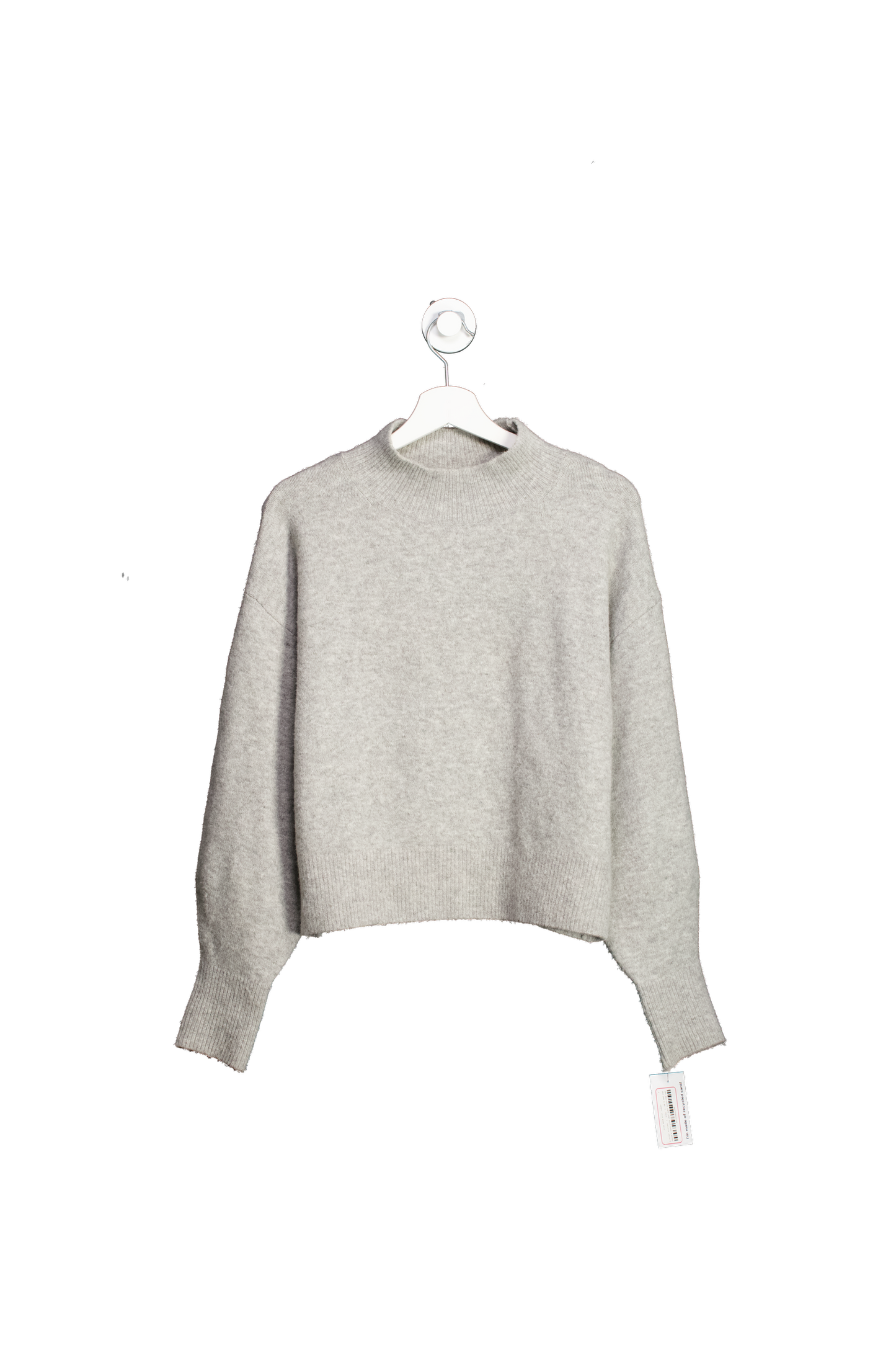 & Other Stories Grey Crew Neck Knit Jumper UK S
