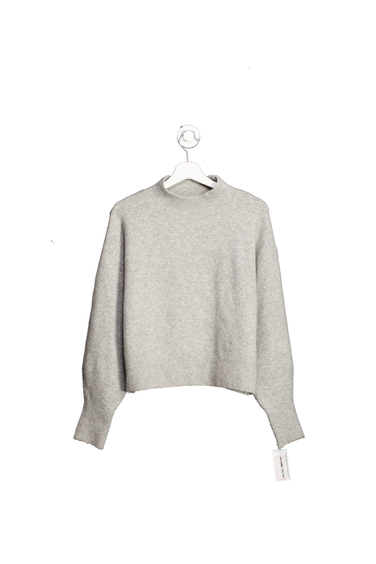 & Other Stories Grey Crew Neck Knit Jumper UK S
