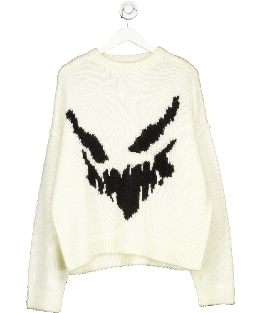 Arcana Cream Ghost Knit Jumper UK M