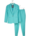 CEFINN Green 2-piece Jamie New Wool Blazer & Clement Easy Waist Turn Up Trouser Set UK 6