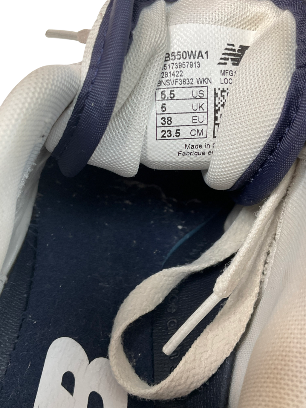 New Balance Cream 550 Trainers UK 5 EU 38 👠