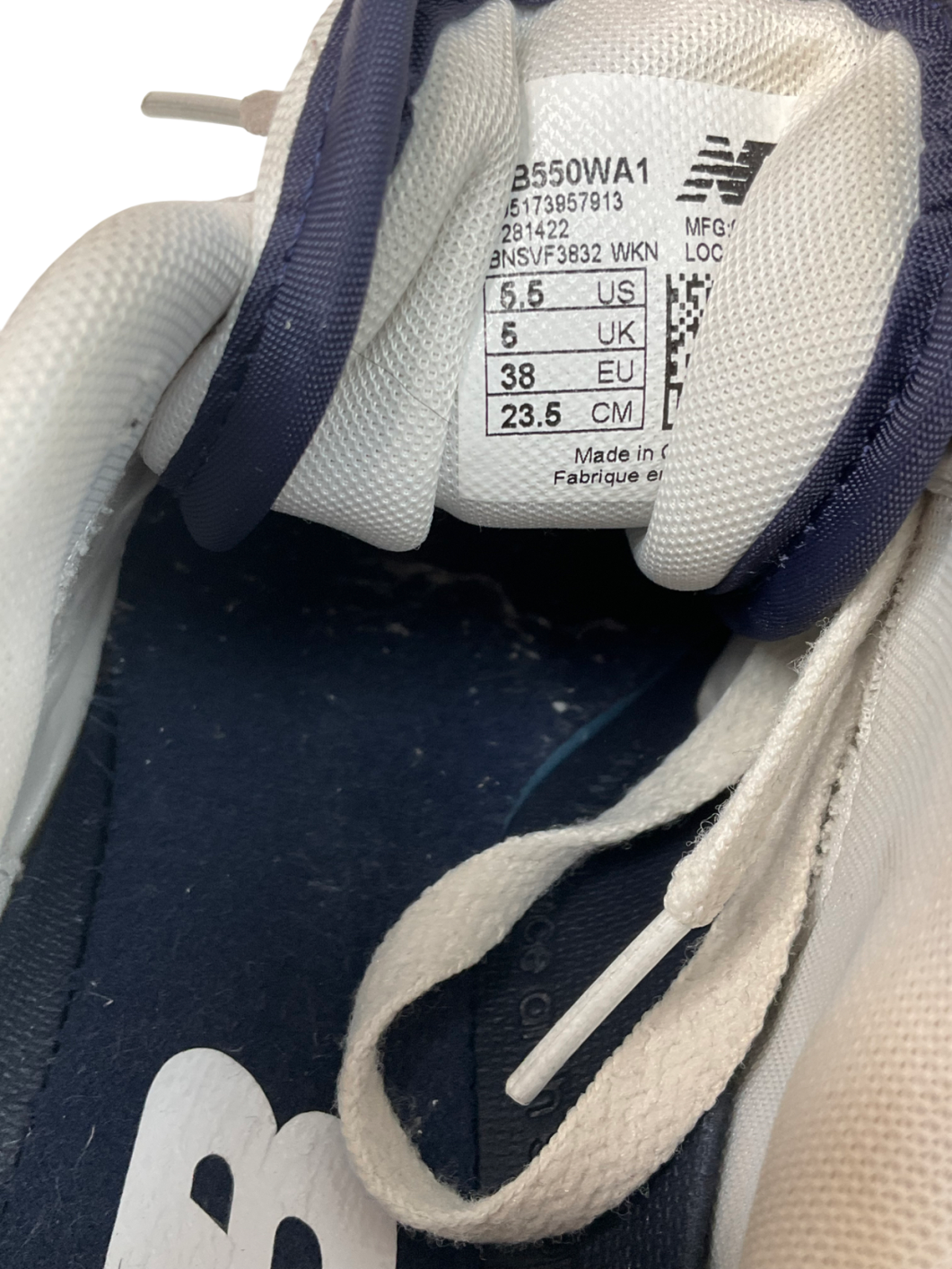 New Balance Cream 550 Trainers UK 5 EU 38 👠