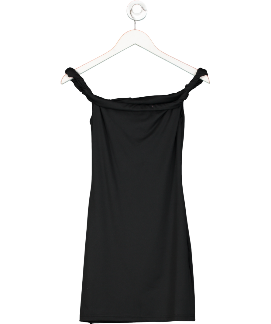Peppermayo Black Bonnie Off Shoulder Mini Dress UK 8