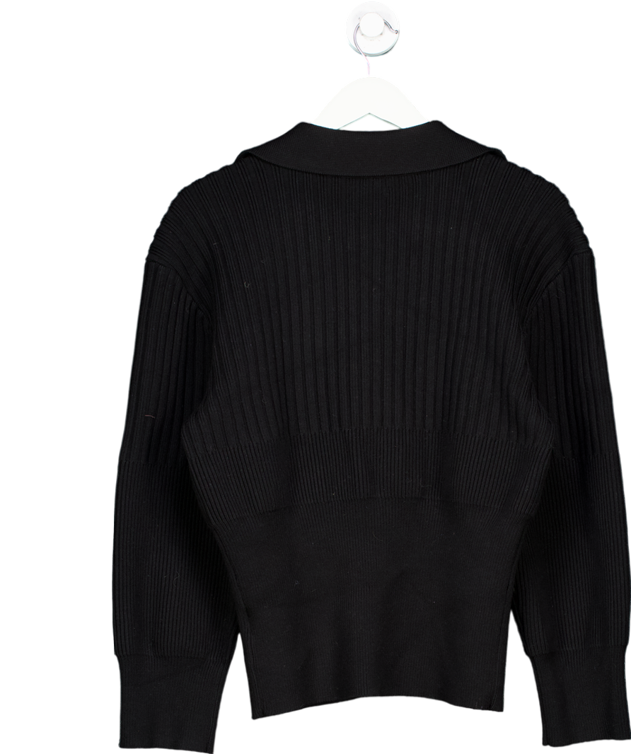 Urban Revivo Black V-neck Knitted Cardigan UK S