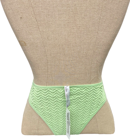 Urban Outfitters Green Textured Thong S