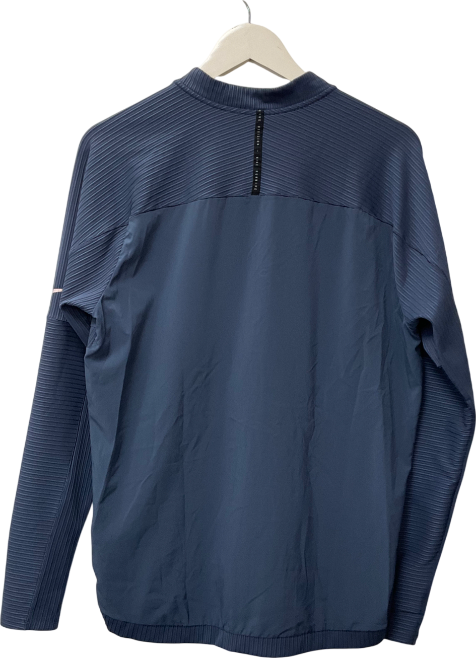 Nike Blue Running Run Division Statement Element Zip Through Sweat UK M
