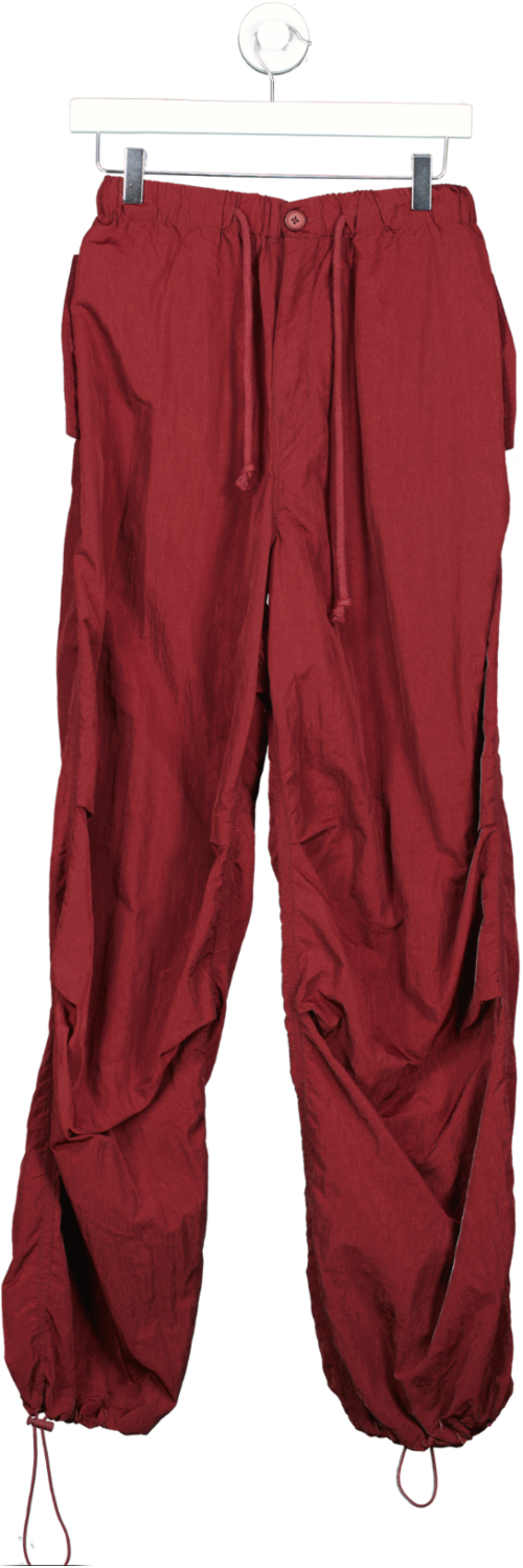 luxe to kill Red Cherry Parachute Pants UK 10