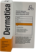 DERMATICA Vitamin C 15%: Fresh Batch Ascorbic Acid 12.5ml