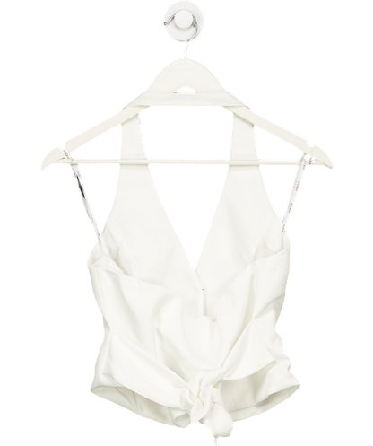 Kookai White Oyster Vest Top UK 4