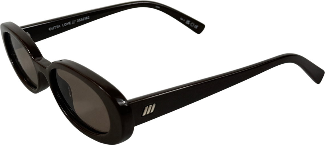Le Specs Brown Outta Love Sunglasses Cocoa
