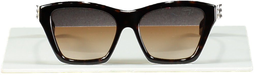 Burberry Brown Arden Tortoiseshell Square Sunglasses BE4391 in Case & Box