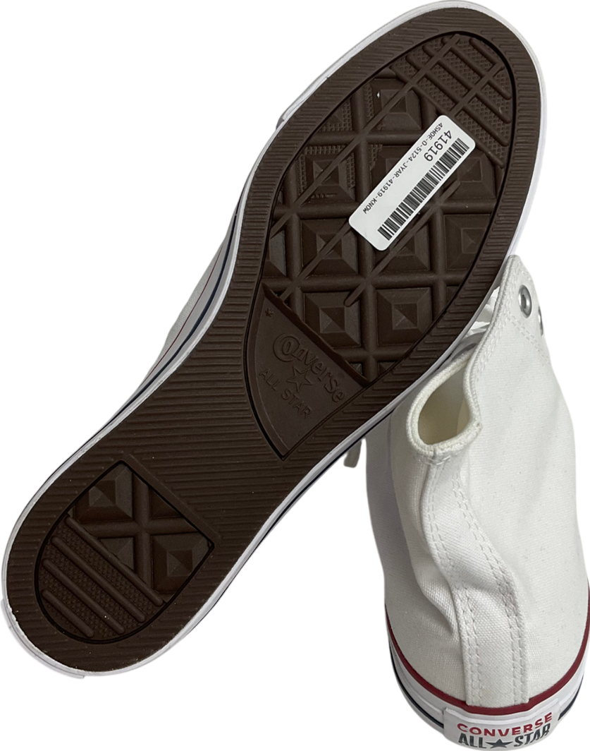 Converse White All Star Hi Trainers UK 8 EU 42 👞