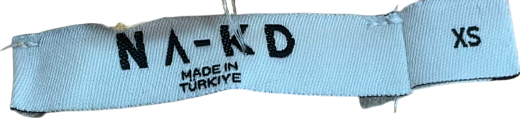 NA-KD Orange Open Back Lace Detail Knitted Maxi Dress UK XS