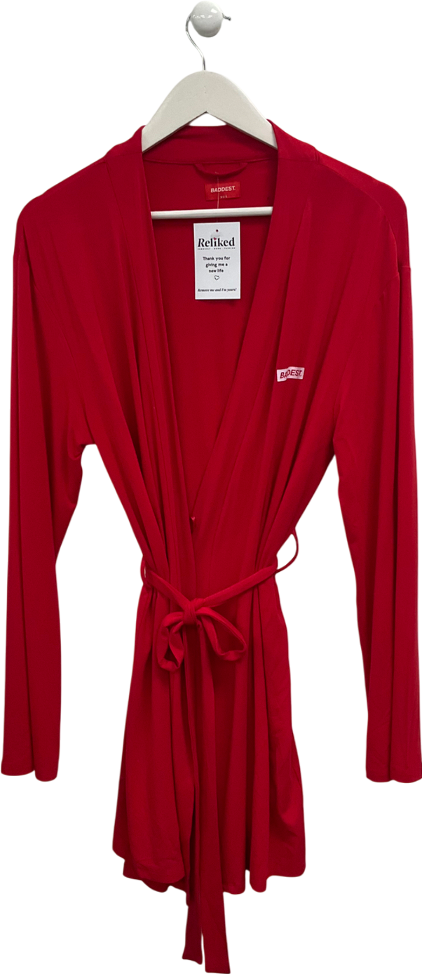 Baddest Bod Red Baddest Robe UK XS/S