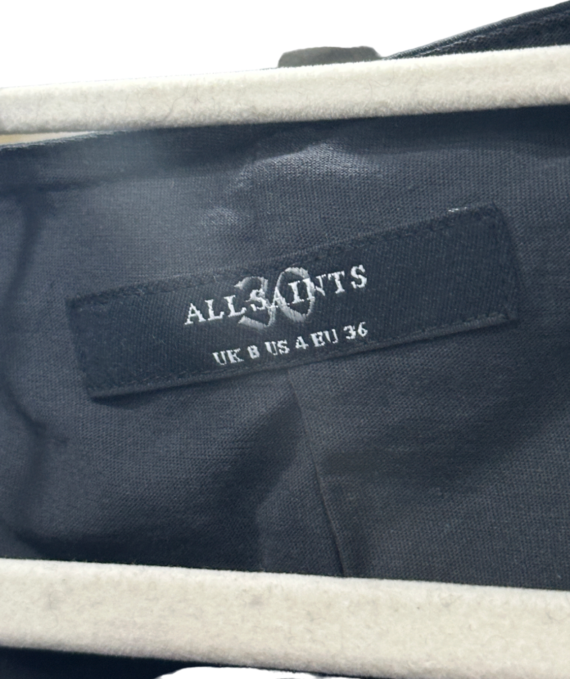 AllSaints Black Umbra Dress UK 8