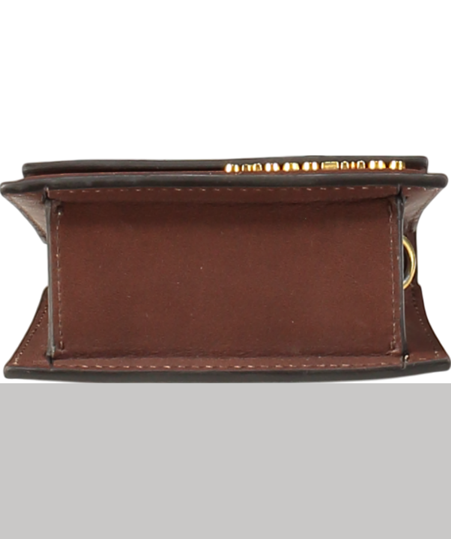 JACQUEMUS Brown Le Chiquito Noeud Leather Cross-body Bag