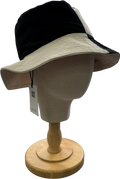 Odd End Studio London Black / Ivory Denim Bucket Hat One Size