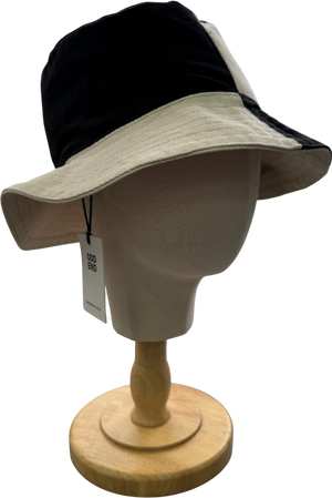 Odd End Studio London Black / Ivory Denim Bucket Hat One Size