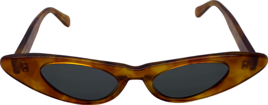 Flame Lily Brown Tortoise Shell Sunglasses One Size
