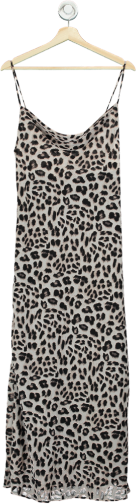 New Look Leopard Print Slip Dress UK 10