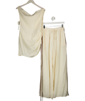 VRG GRL Cream Lara Tunic Top And Trousers UK 8