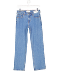 Abercrombie & Fitch Mid Blue Mid Rise 90s Straight Jeans - Short Length W26
