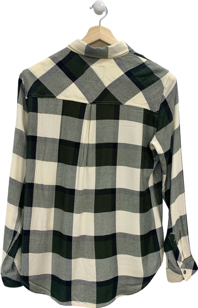 Rails Black and White Checked Hunter Shirt UK M