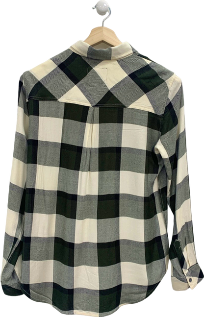 Rails Black and White Checked Hunter Shirt UK M