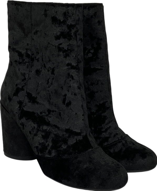 Topshop Harry Black Heel Boots UK 5 EU 38 👠