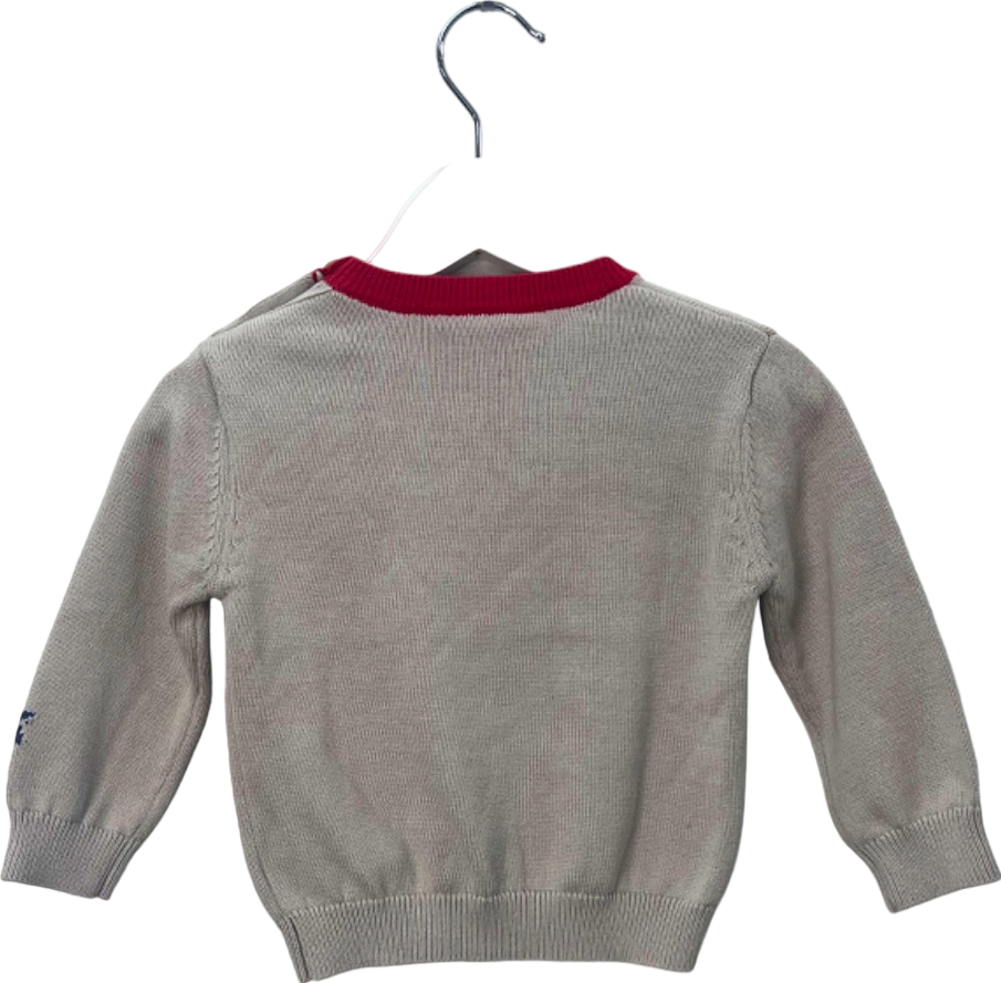 The Little White Company Pebble Sailboat Jumper 6-9 Months