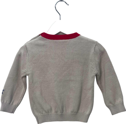 The Little White Company Pebble Sailboat Jumper 6-9 Months