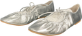 Monsoon Blair Metallic Ballet Flats Silver UK 6 EU 39 👠