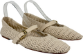 ASOS Cream Leah Crochet Mary Jane Ballet shoes UK 7 EU 40