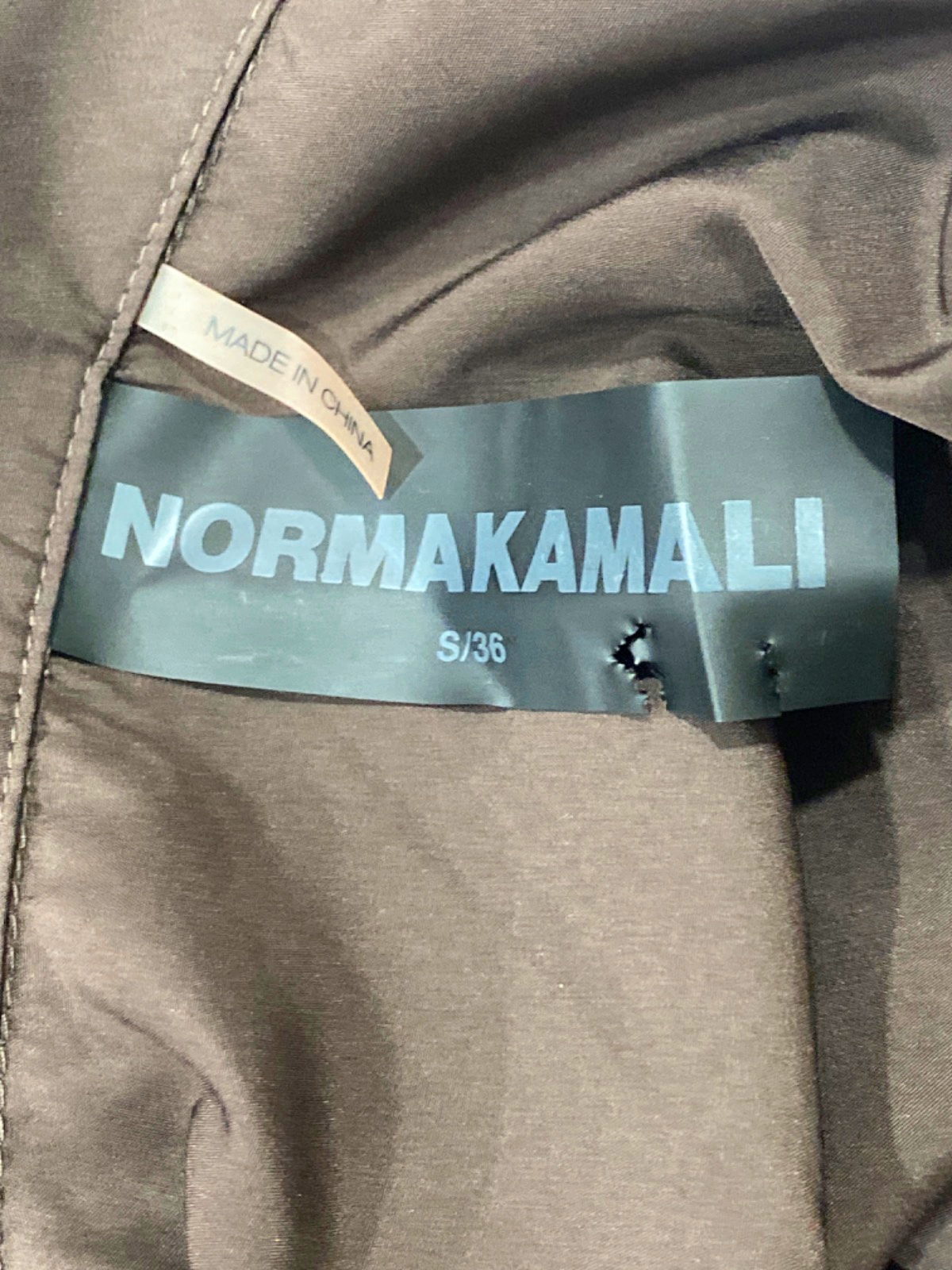 Norma Kamali Brown Super Oversized Belted Boyfriend shirt dress UK S