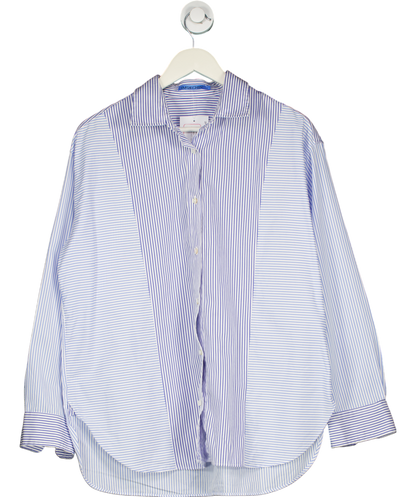 j.mclaughlin Blue Finn Shirt In Stripe UK 16