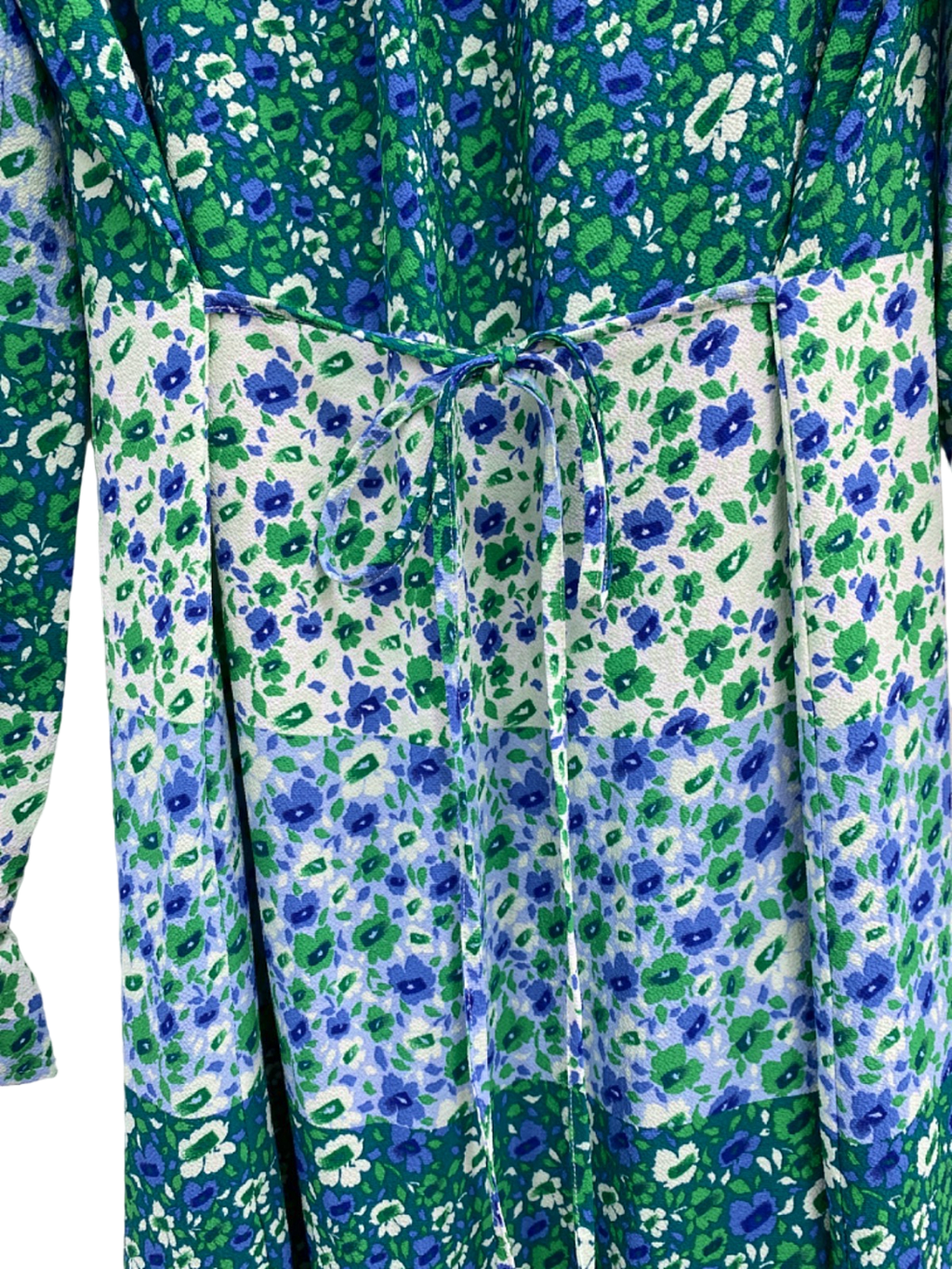 Baum Und Pferdgarten Blue Green Floral Midi Dress UK Size 10